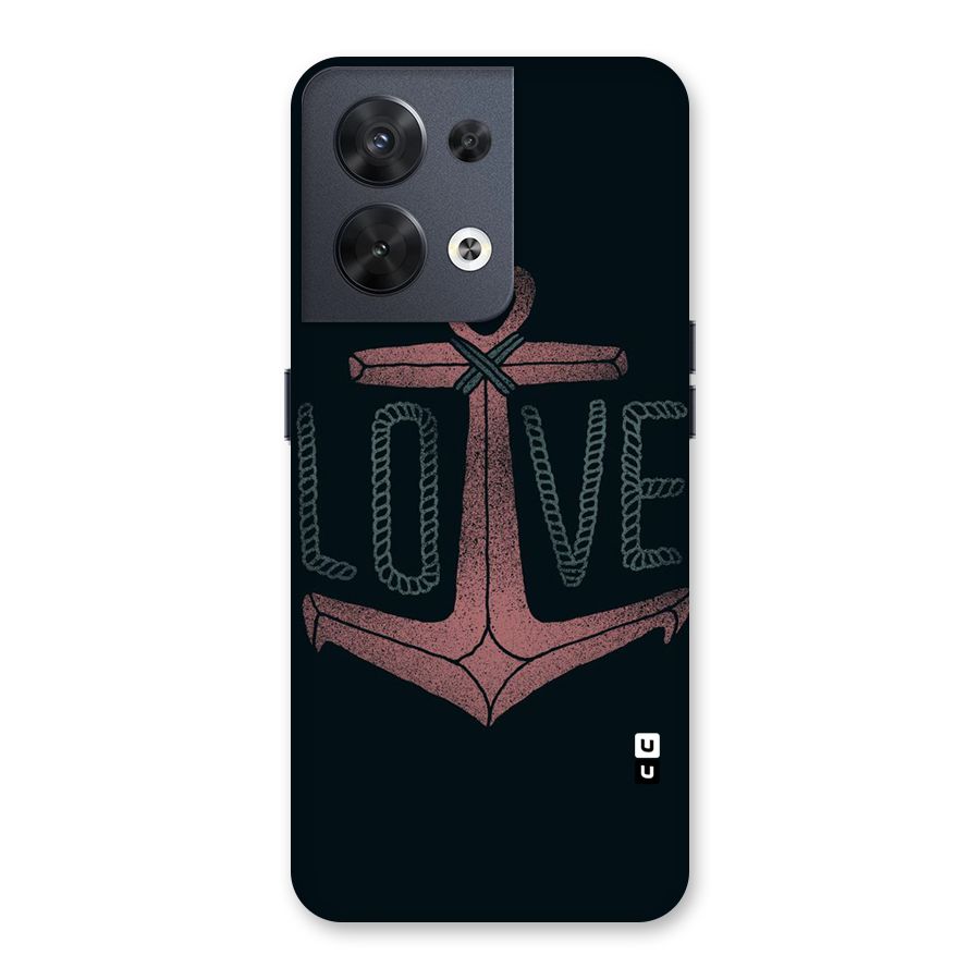 Love Anchor Form Back Case for Oppo Reno8 5G