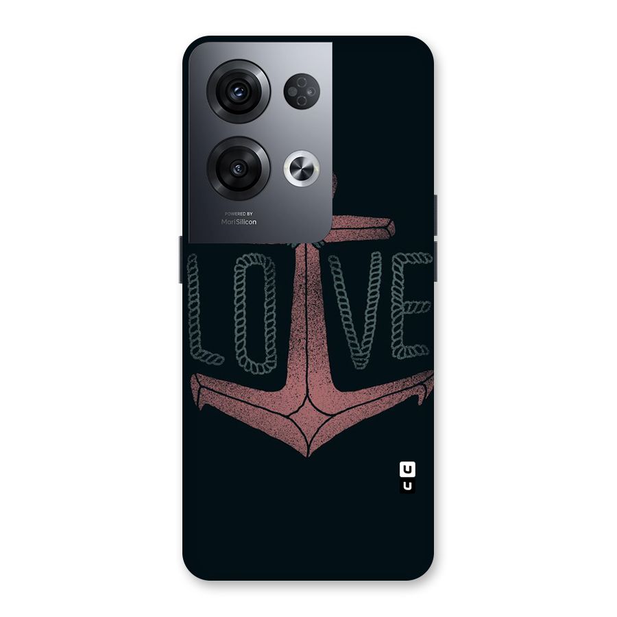 Love Anchor Form Back Case for Oppo Reno8 Pro 5G