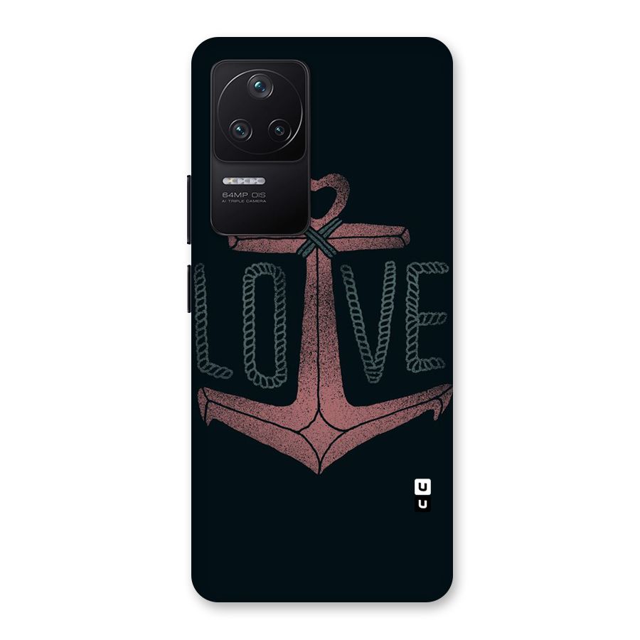 Love Anchor Form Back Case for Poco F4 5G