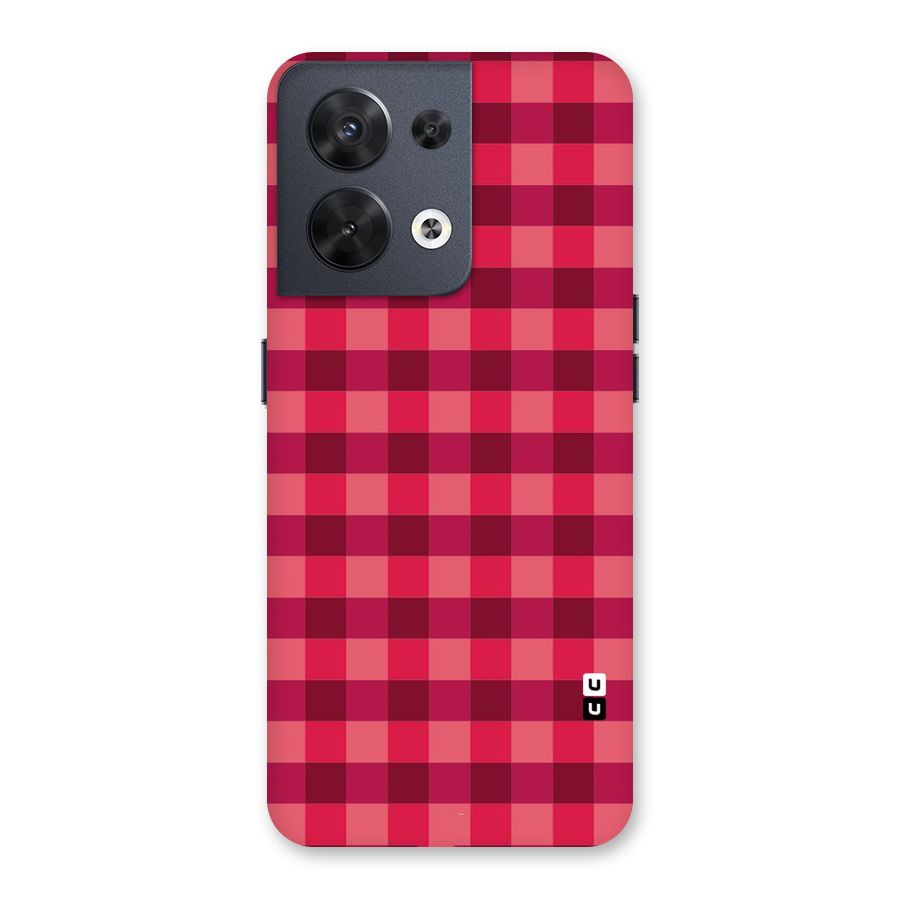 Love Checks Back Case for Oppo Reno8 5G