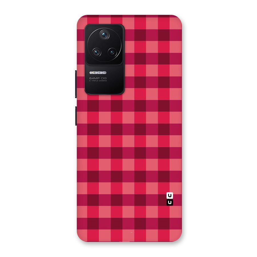 Love Checks Back Case for Poco F4 5G