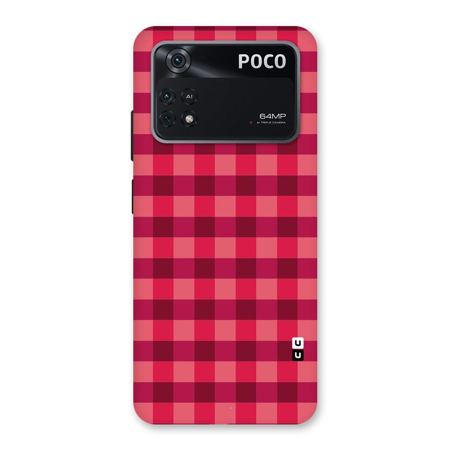Love Checks Back Case for Poco M4 Pro 4G