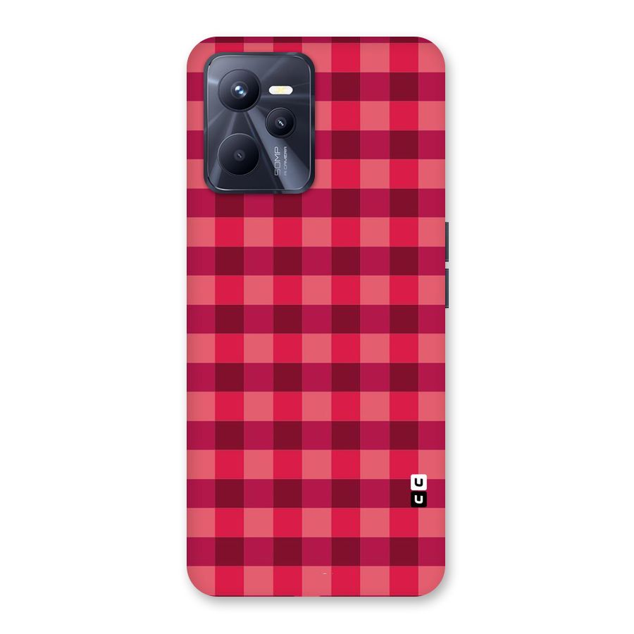 Love Checks Back Case for Realme C35