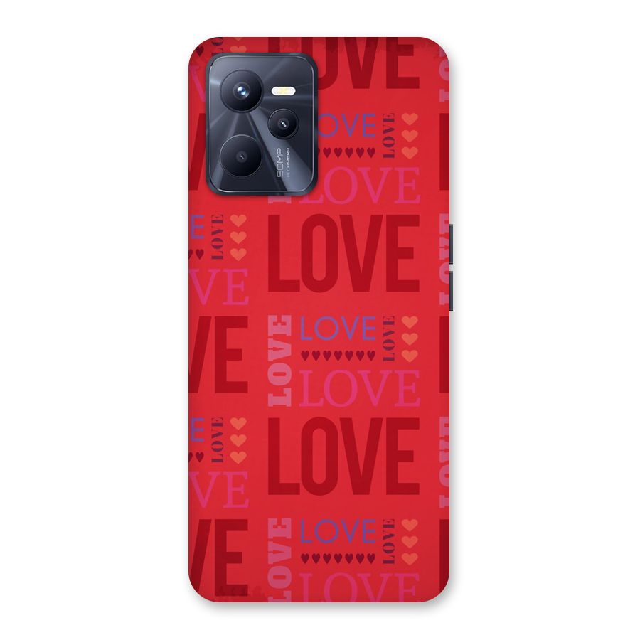 Love Pattern Back Case for Realme C35