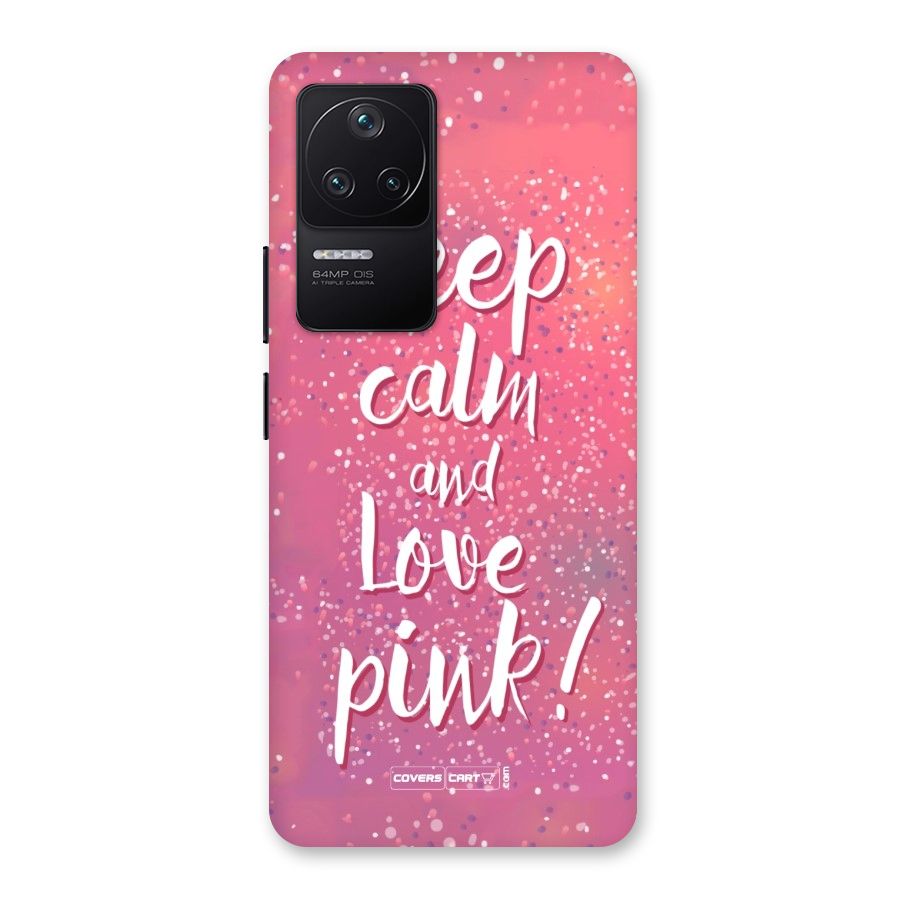Love Pink Back Case for Poco F4 5G