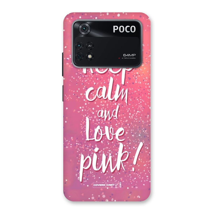 Love Pink Back Case for Poco M4 Pro 4G