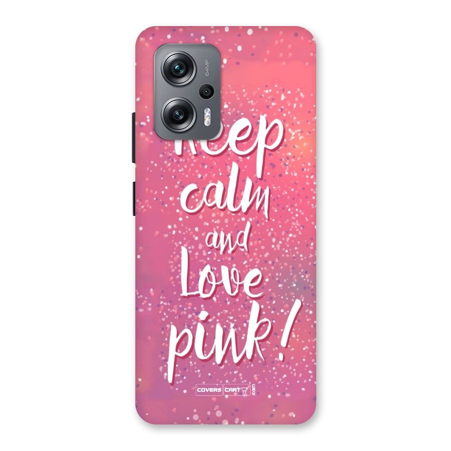 Love Pink Back Case for Redmi K50i