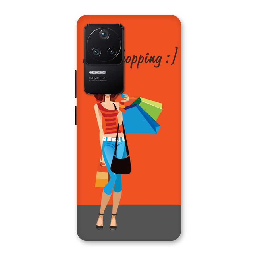 Love Shopping Classy Girl Back Case for Poco F4 5G