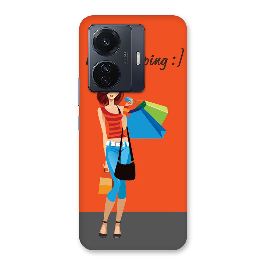 Love Shopping Classy Girl Back Case for Vivo T1 Pro