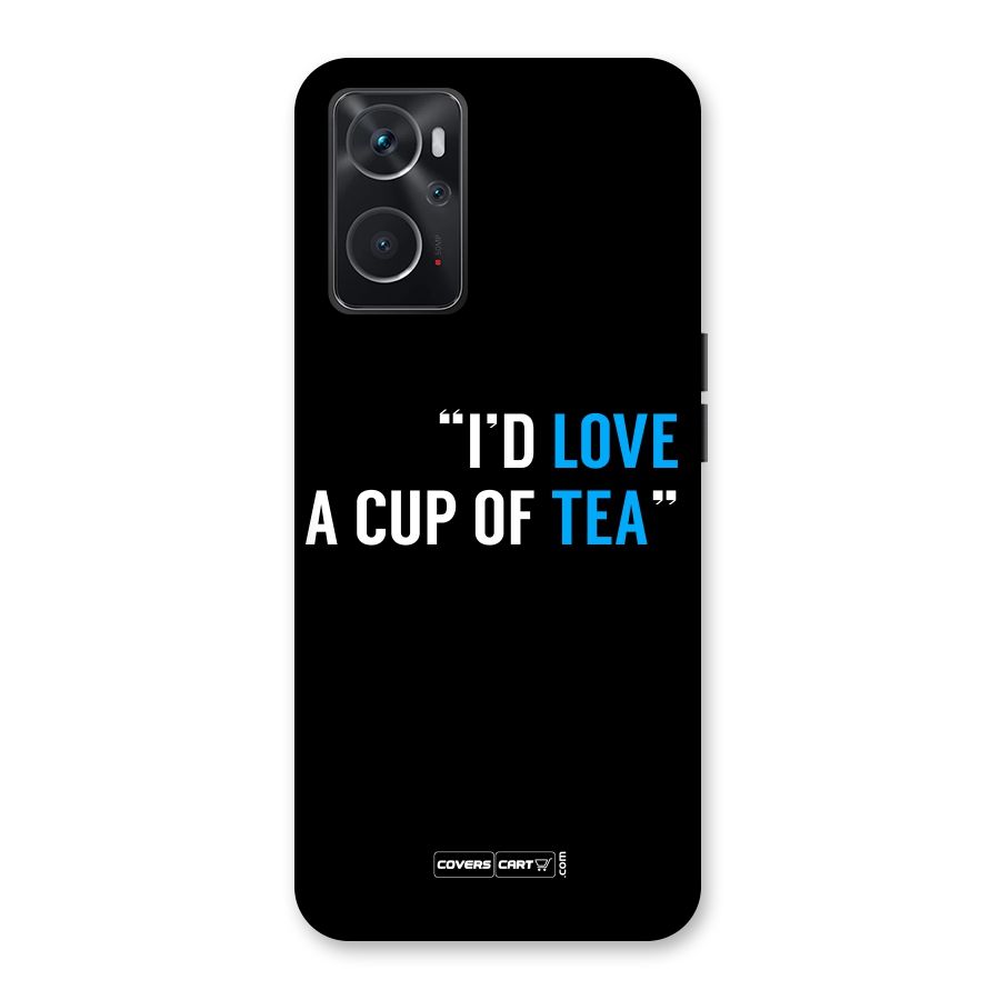 Love Tea Back Case for Oppo K10 4G