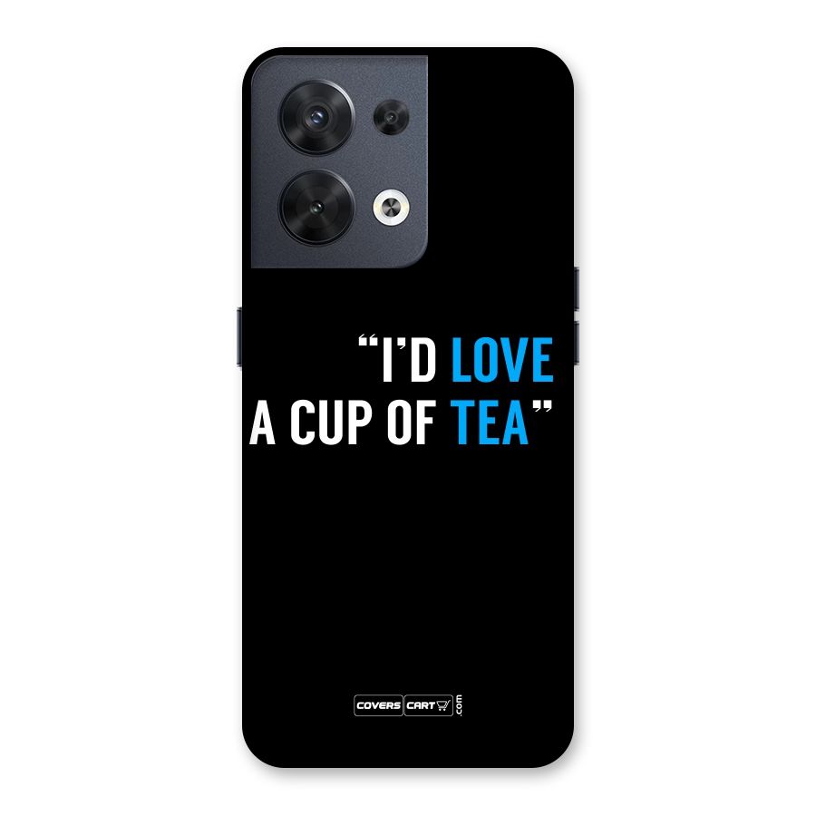 Love Tea Back Case for Oppo Reno8 5G
