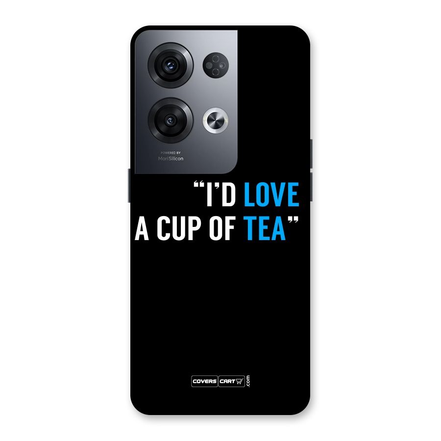Love Tea Back Case for Oppo Reno8 Pro 5G