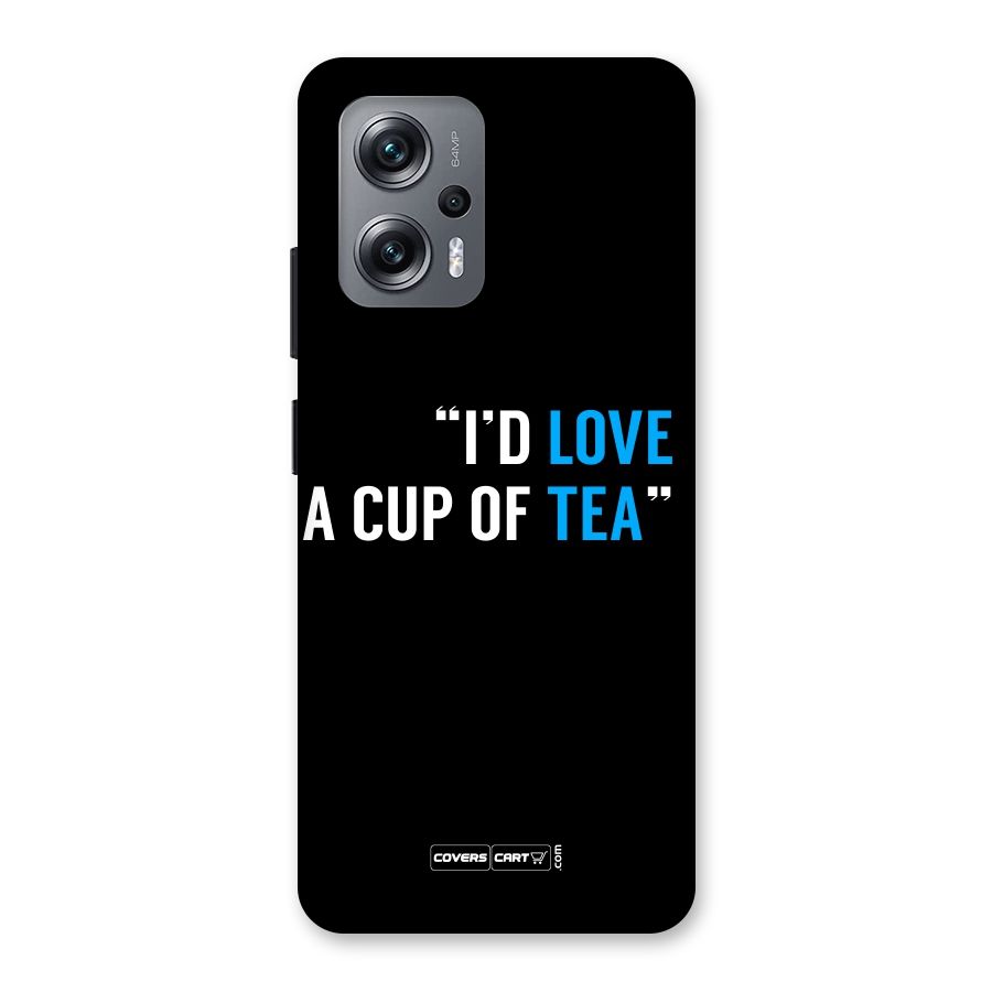 Love Tea Back Case for Redmi K50i