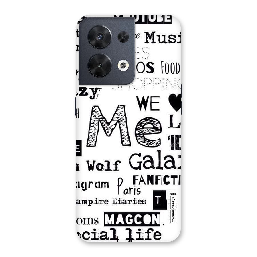 Love Things Back Case for Oppo Reno8 5G