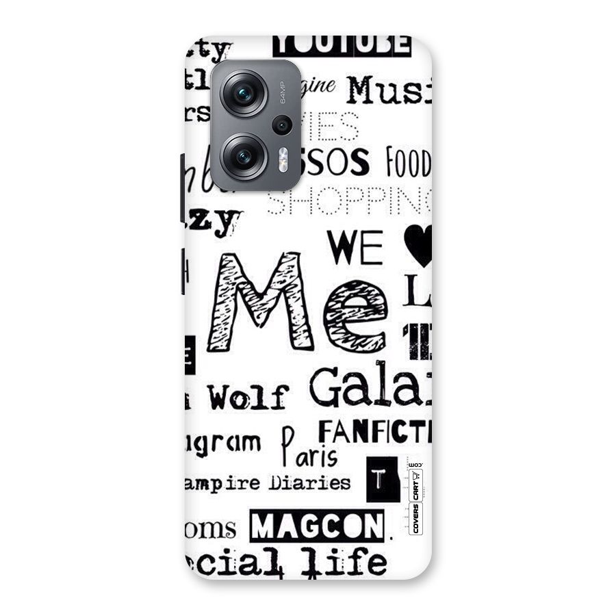 Love Things Back Case for Redmi K50i