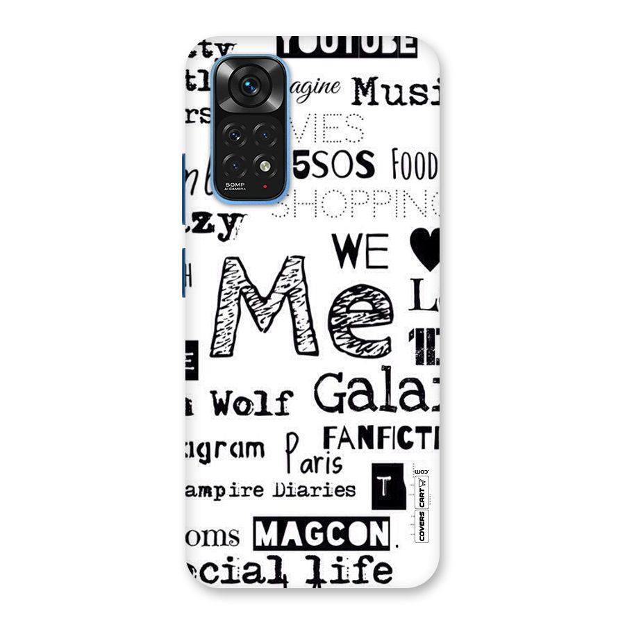 Love Things Back Case for Redmi Note 11S