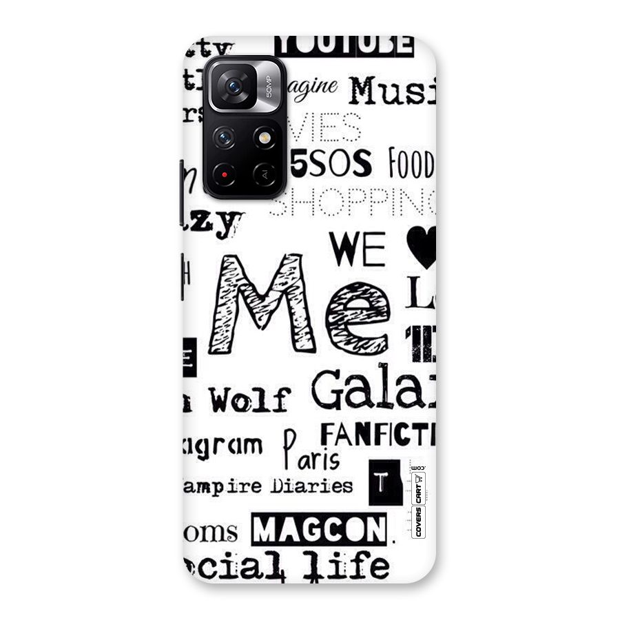 Love Things Back Case for Redmi Note 11T 5G