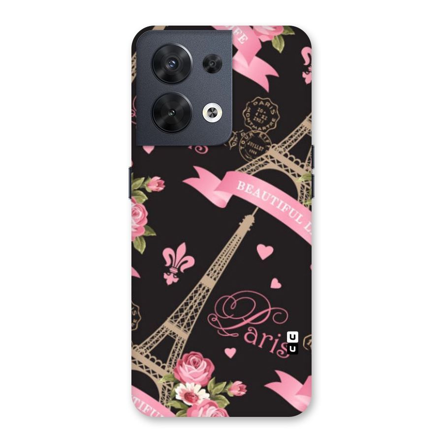 Love Tower Back Case for Oppo Reno8 5G