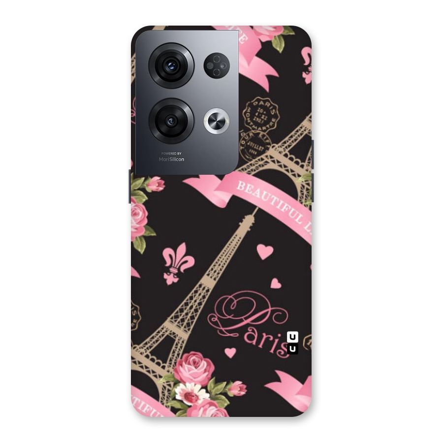 Love Tower Back Case for Oppo Reno8 Pro 5G