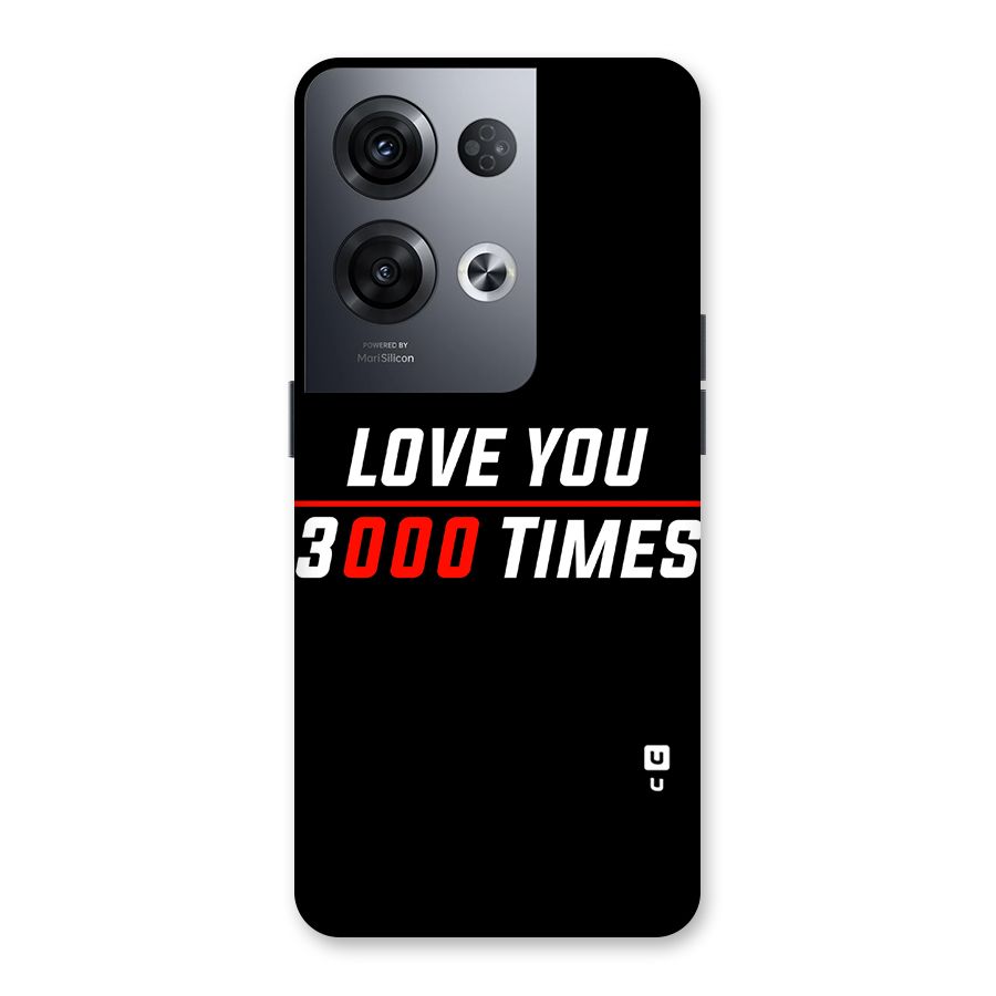Love You 3000 Times Back Case for Oppo Reno8 Pro 5G