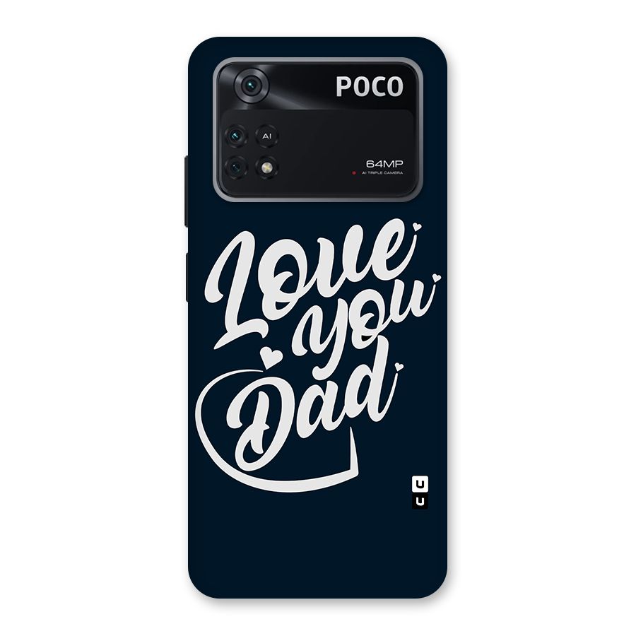 Love You Dad Back Case for Poco M4 Pro 4G