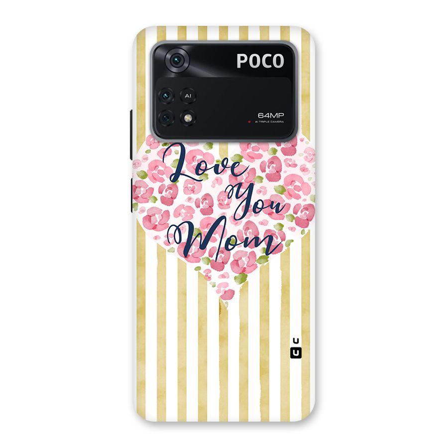 Love You Mom Back Case for Poco M4 Pro 4G