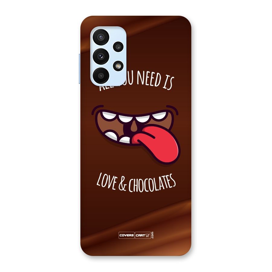 Love and Chocolates Back Case for Galaxy A23