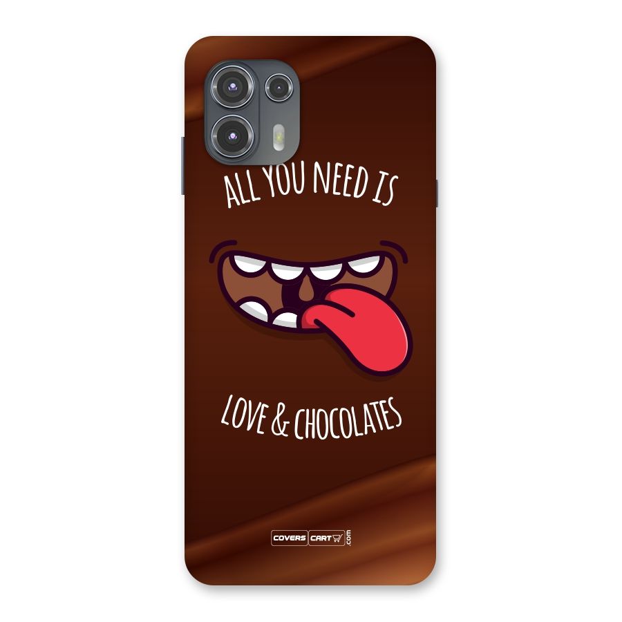 Love and Chocolates Back Case for Motorola Edge 20 Fusion