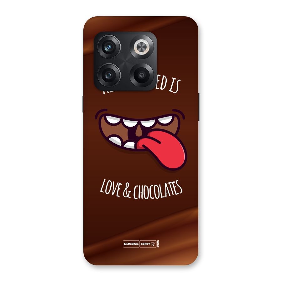 Love and Chocolates Back Case for OnePlus 10T