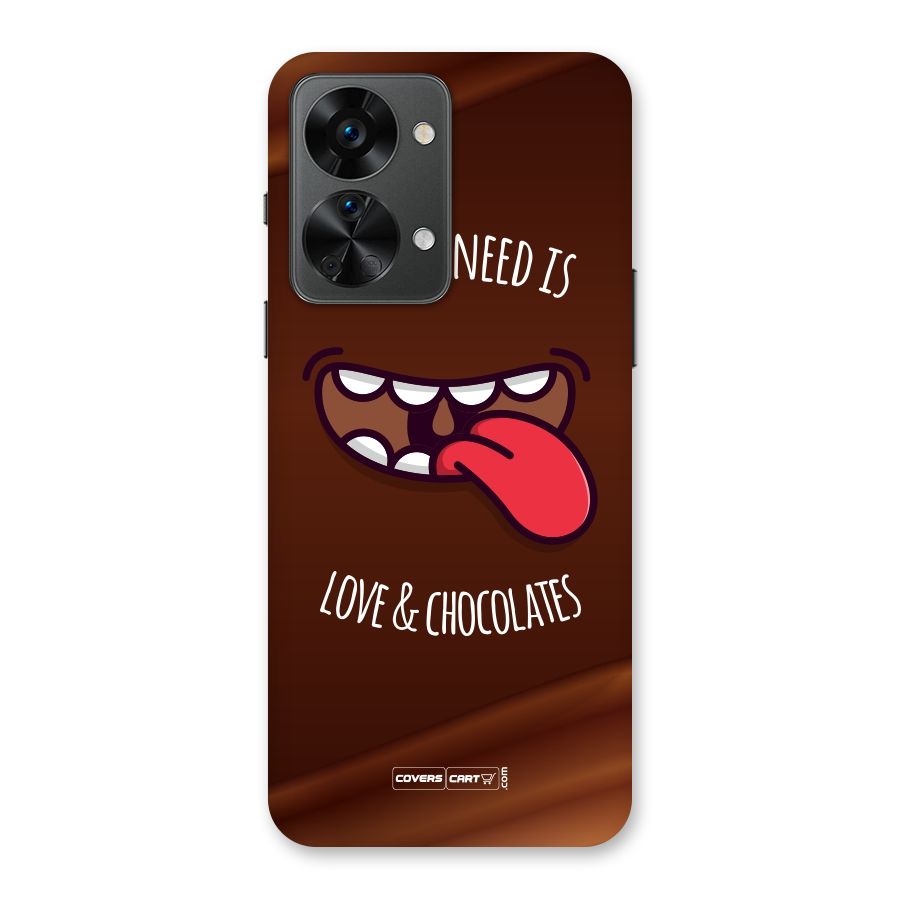 Love and Chocolates Back Case for OnePlus Nord 2T