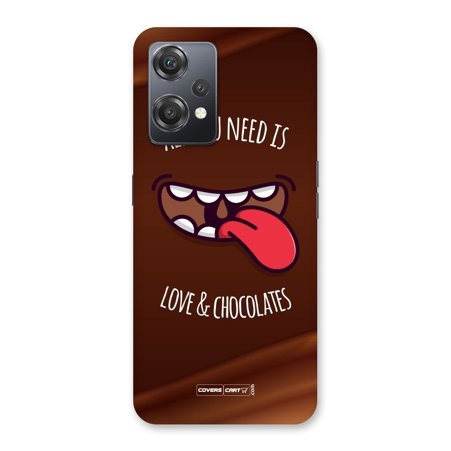 Love and Chocolates Back Case for OnePlus Nord CE 2 Lite 5G