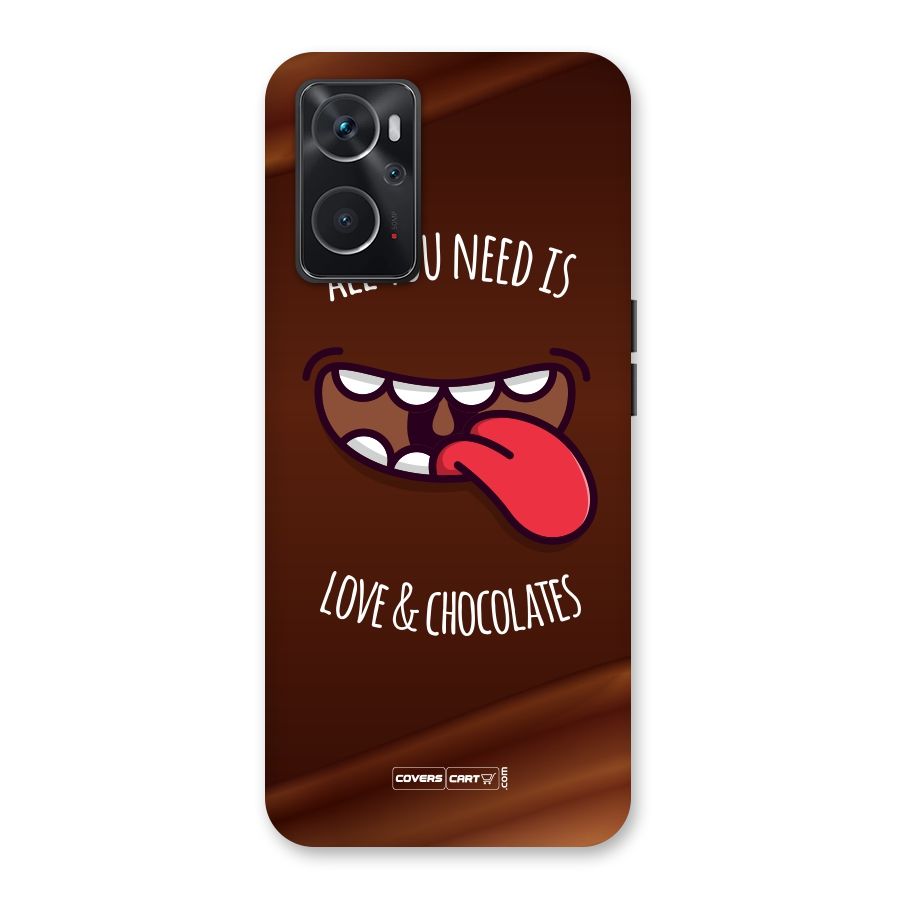 Love and Chocolates Back Case for Oppo K10 4G