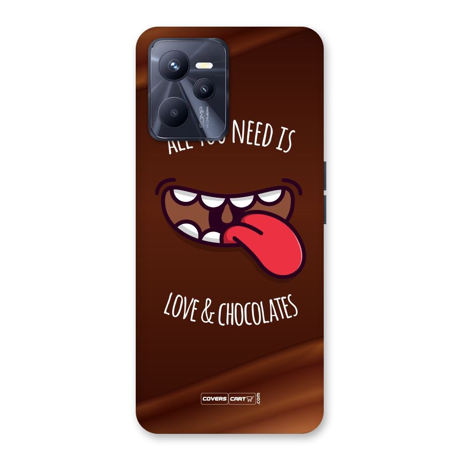Love and Chocolates Back Case for Realme C35
