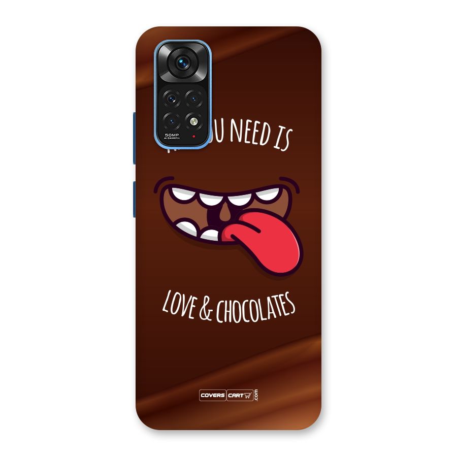 Love and Chocolates Back Case for Redmi Note 11S