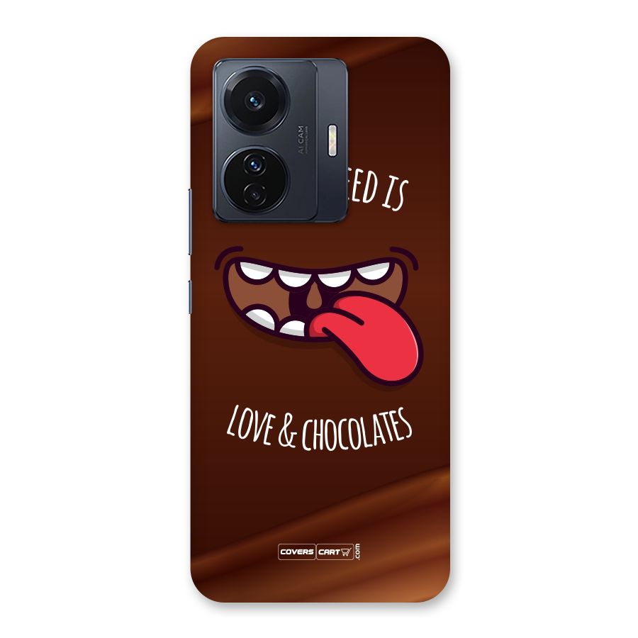 Love and Chocolates Back Case for Vivo T1 Pro