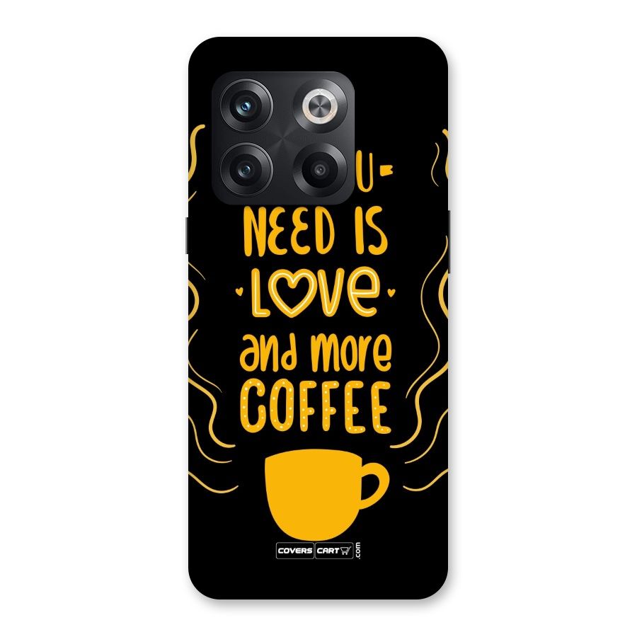 Love and More Coffee Back Case for OnePlus 10T