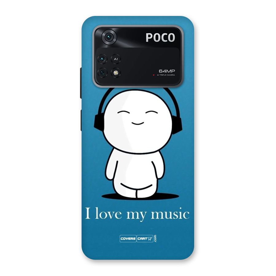Love for Music Back Case for Poco M4 Pro 4G