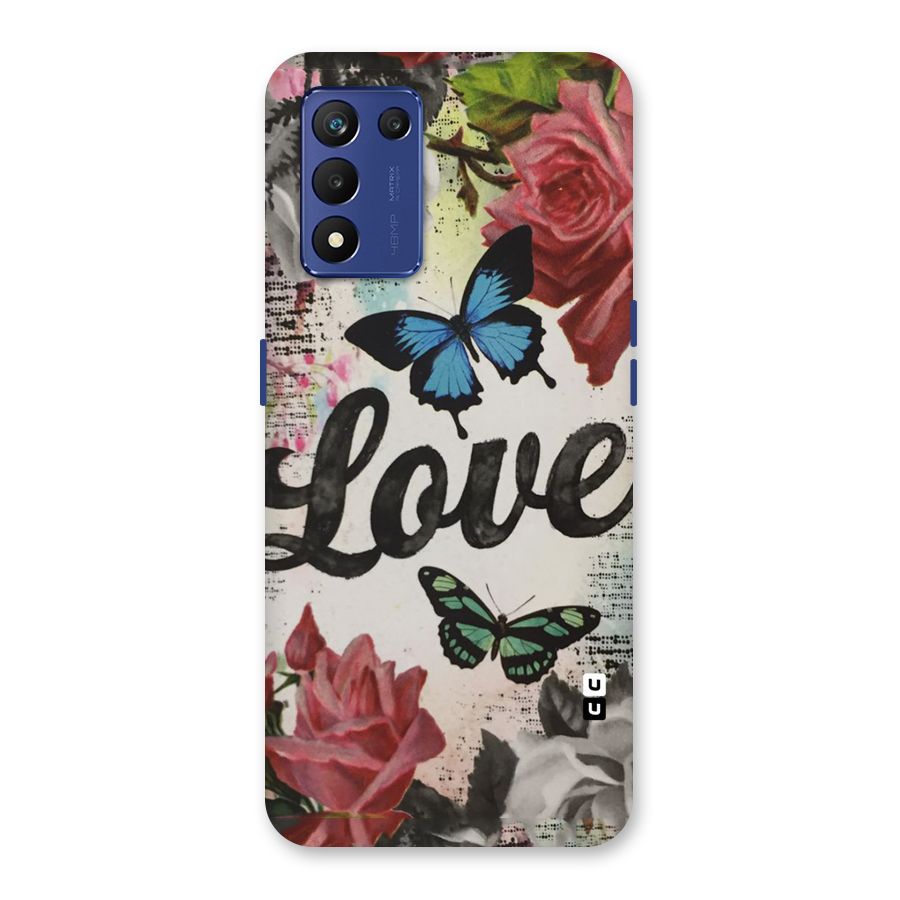Lovely Butterfly Love Back Case for Realme 9 5G Speed