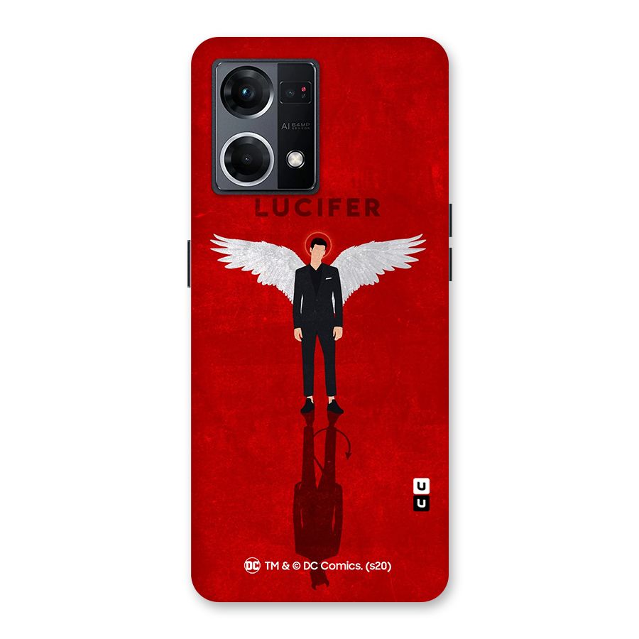 Lucifer Archangel Shadow Glass Back Case for Oppo F21 Pro 5G