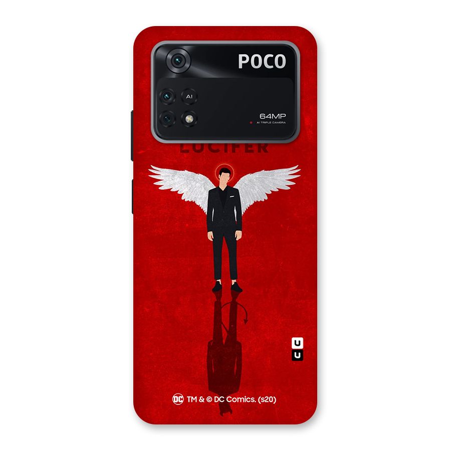 Lucifer Archangel Shadow Back Case for Poco M4 Pro 4G