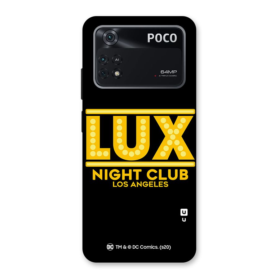 Lucifer Club Los Angeles Back Case for Poco M4 Pro 4G