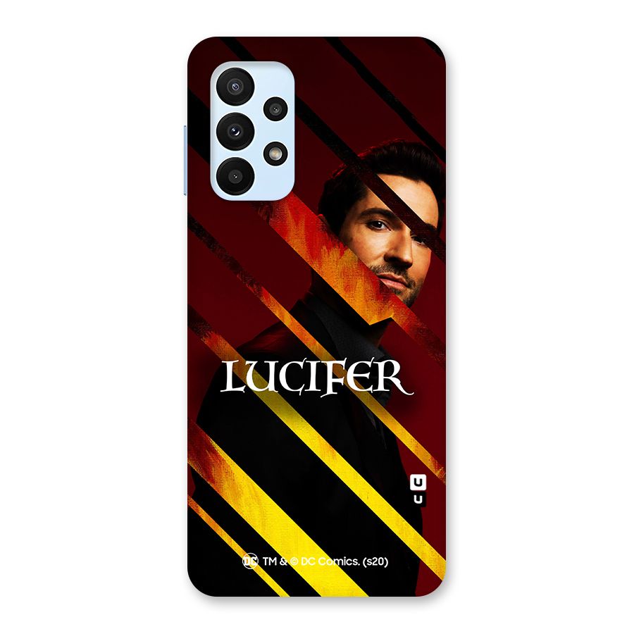 Lucifer Hell Stripes Back Case for Galaxy A23