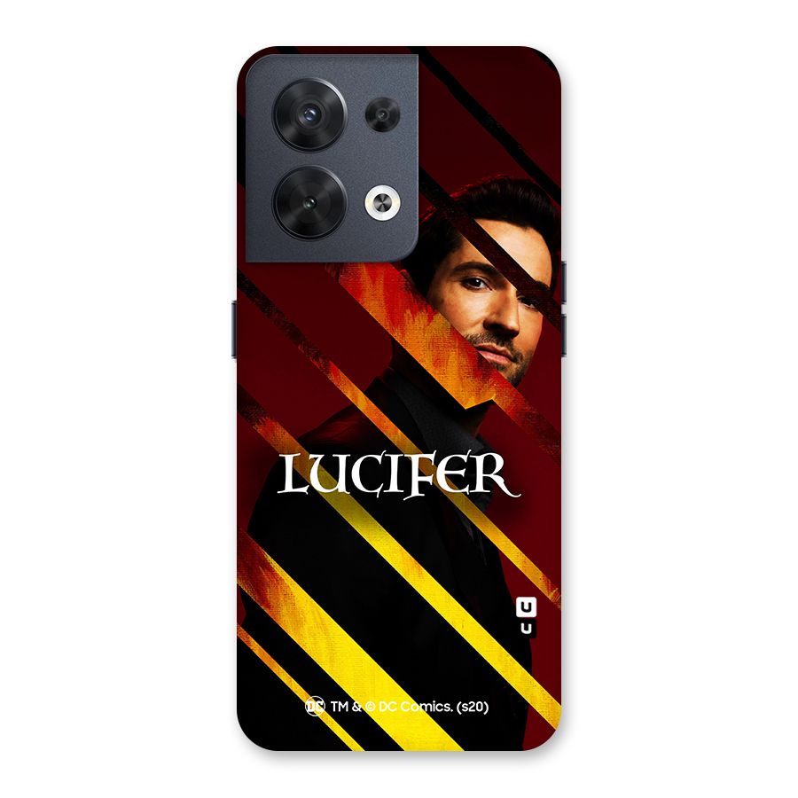 Lucifer Hell Stripes Back Case for Oppo Reno8 5G