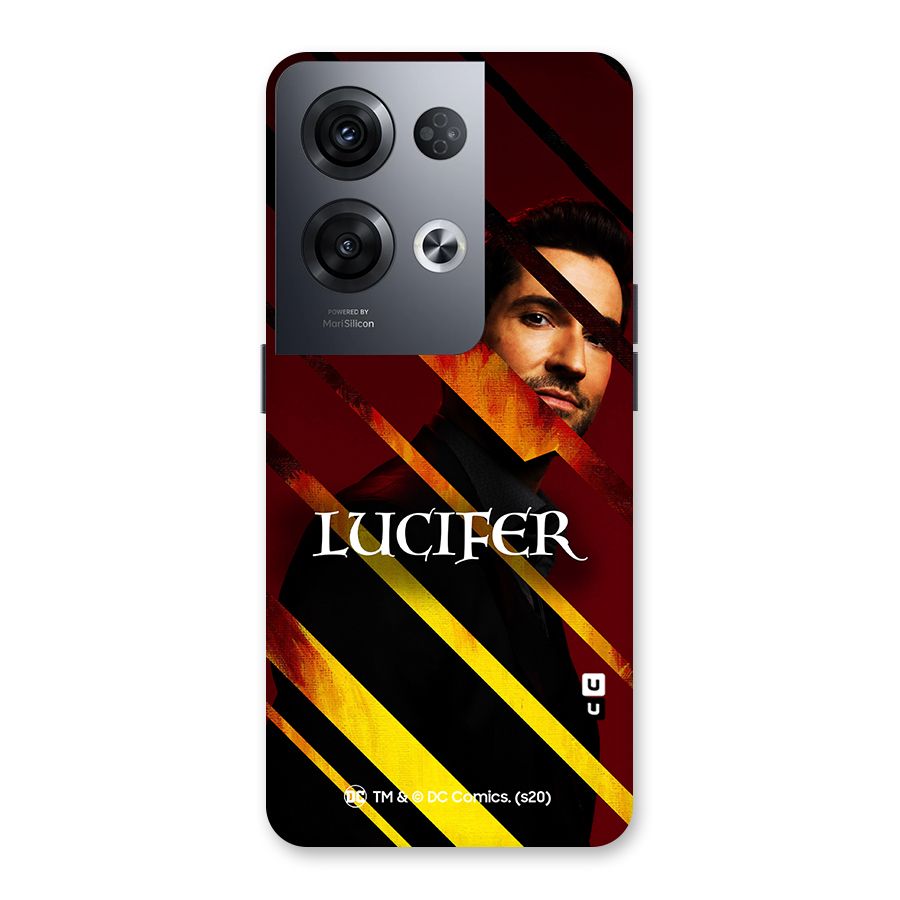 Lucifer Hell Stripes Back Case for Oppo Reno8 Pro 5G
