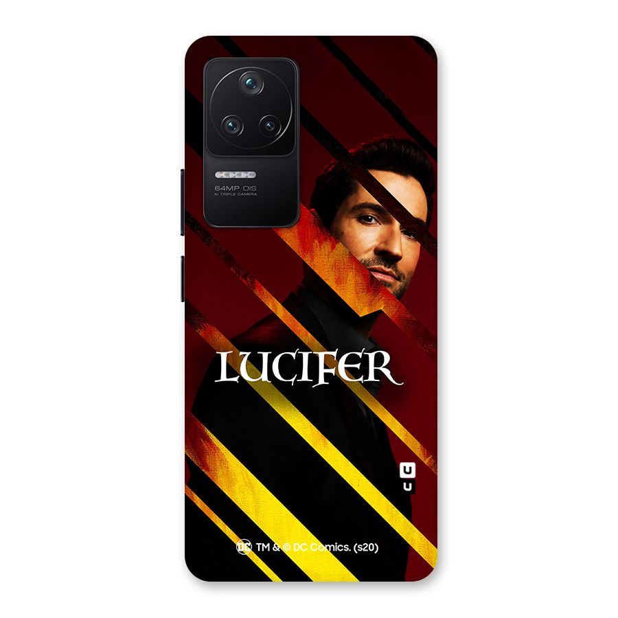 Lucifer Hell Stripes Back Case for Poco F4 5G