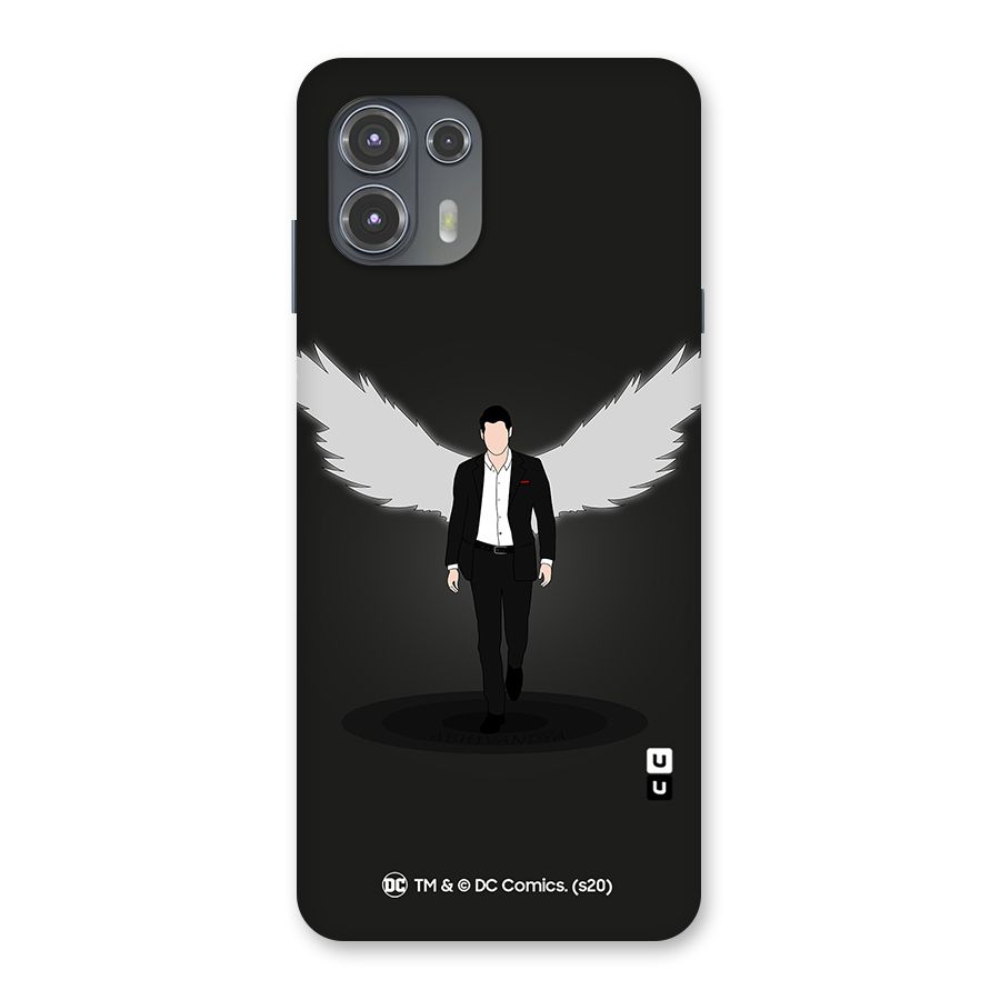 Lucifer Minimalistic Archangel Art Back Case for Motorola Edge 20 Fusion