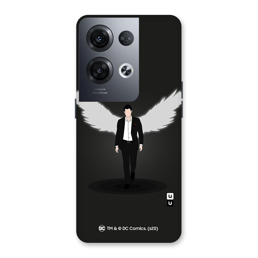Lucifer Minimalistic Archangel Art Back Case for Oppo Reno8 Pro 5G