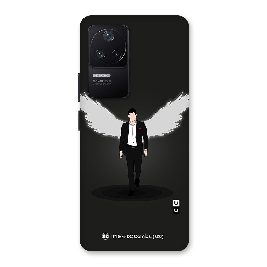 Lucifer Minimalistic Archangel Art Back Case for Poco F4 5G