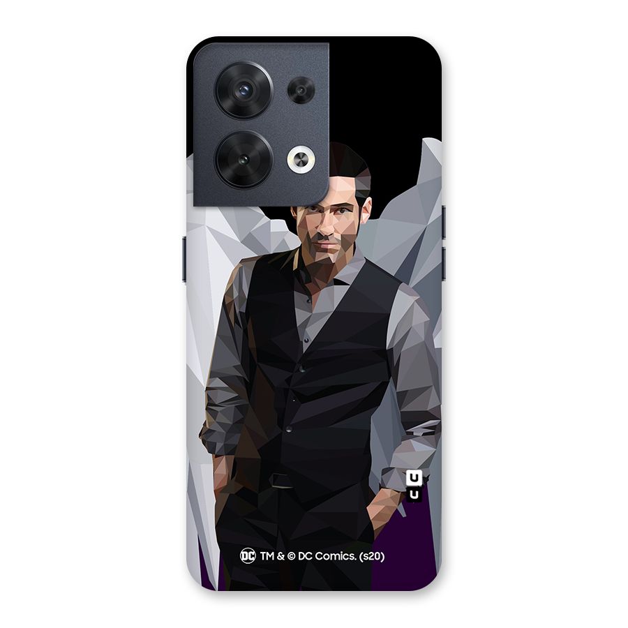 Lucifer Morningstar Art Abstract Back Case for Oppo Reno8 5G