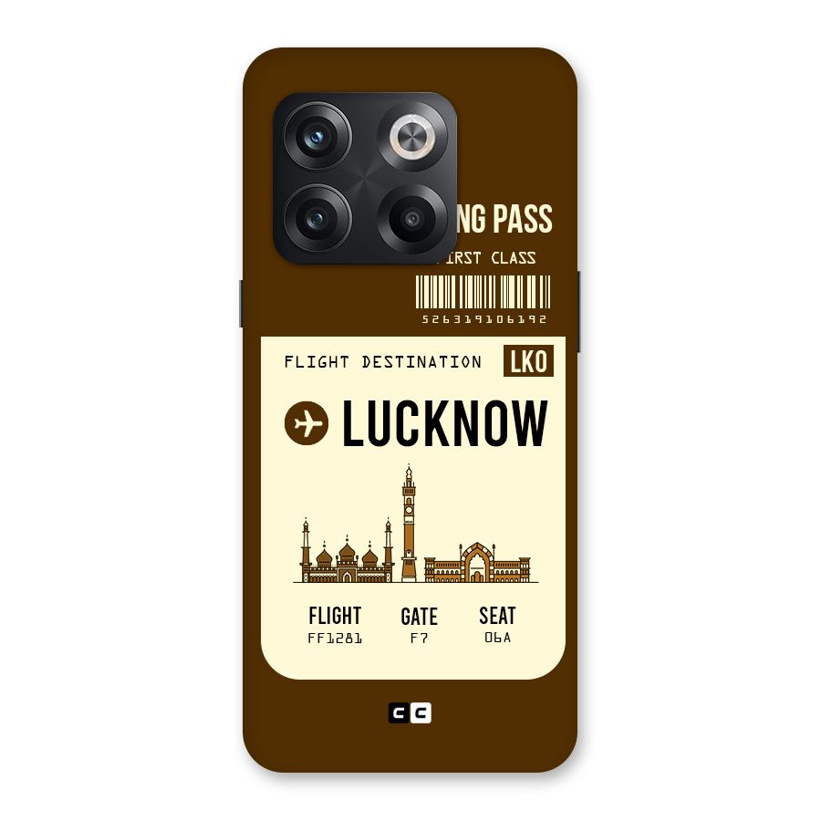 Lucknow Boarding Pass Back Case for OnePlus 10T